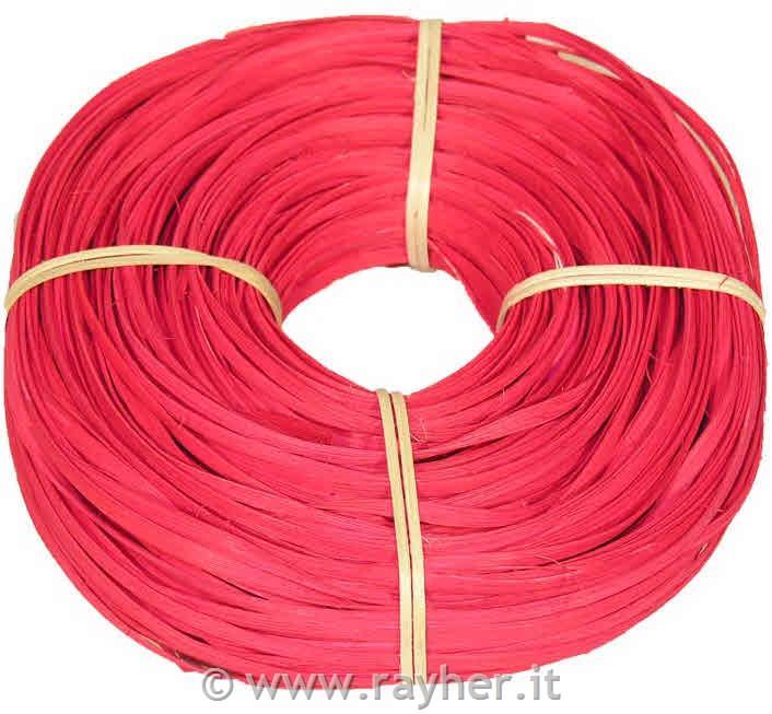 Pedig ploščati, šena, 5/6mm, rdeča, 0,25kg