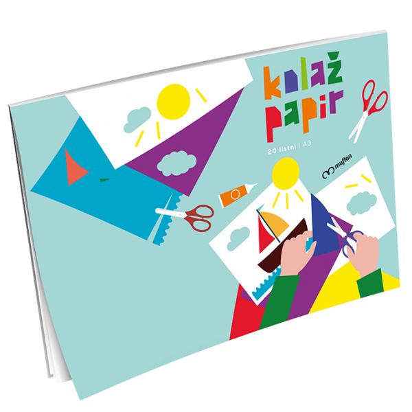 BLOCCO COLLAGE A3, 20 FOGLI