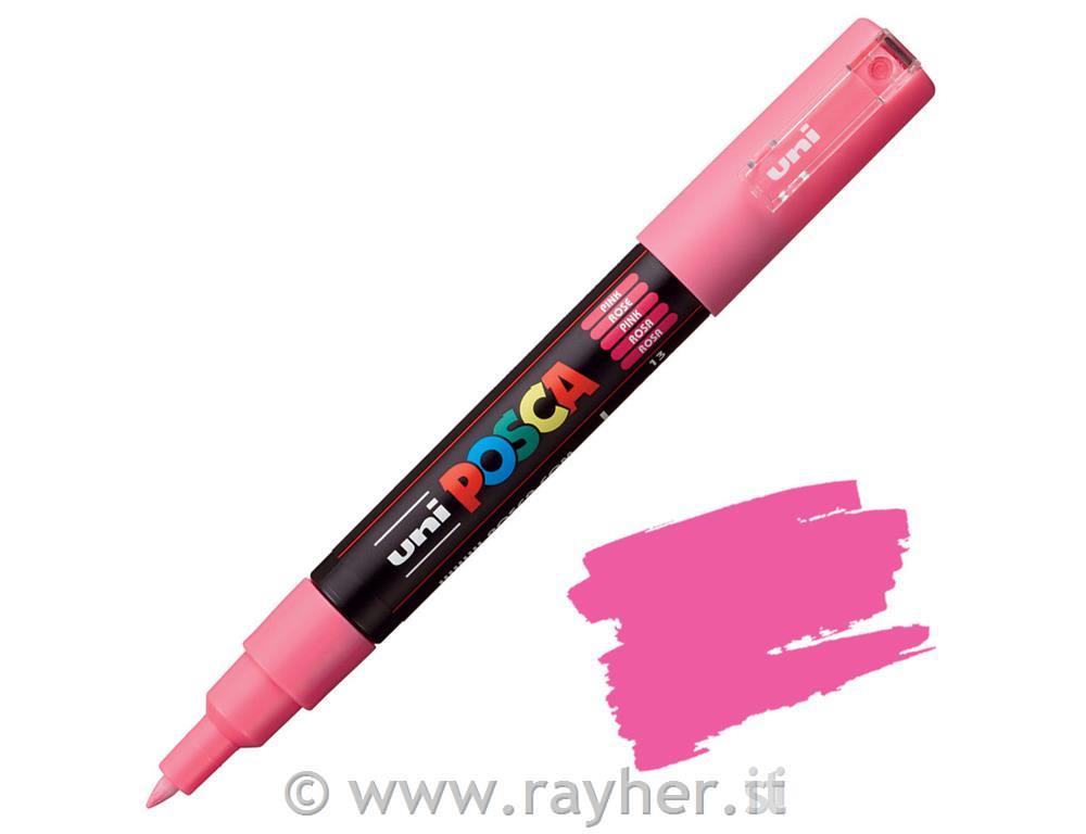 Uni POSCA marker; p.tonda 0,7 mm bullet;; pink
