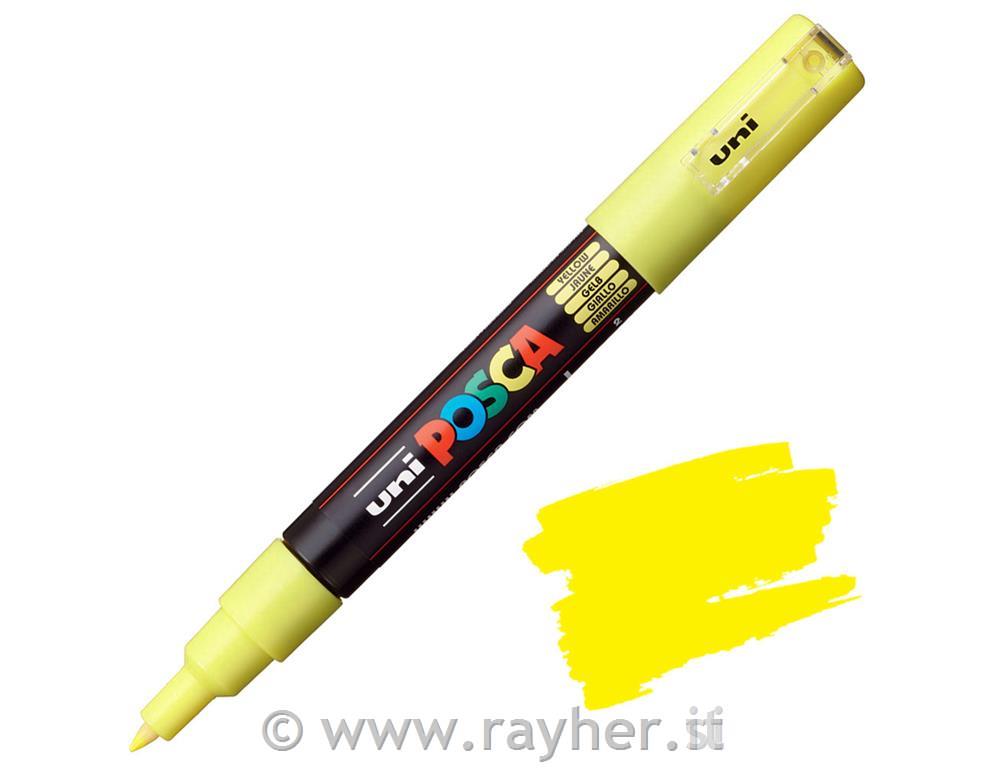Uni POSCA marker; p.tonda 0,7 mm bullet;; yellow