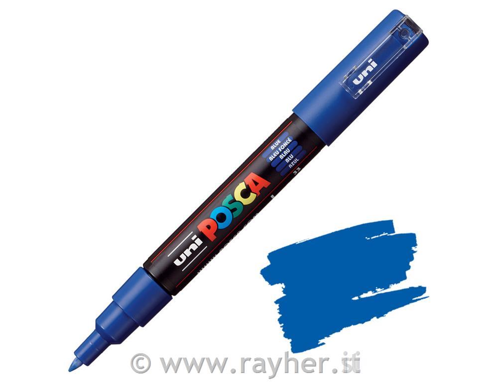 Uni POSCA marker; p.tonda 0,7 mm bullet;; blue
