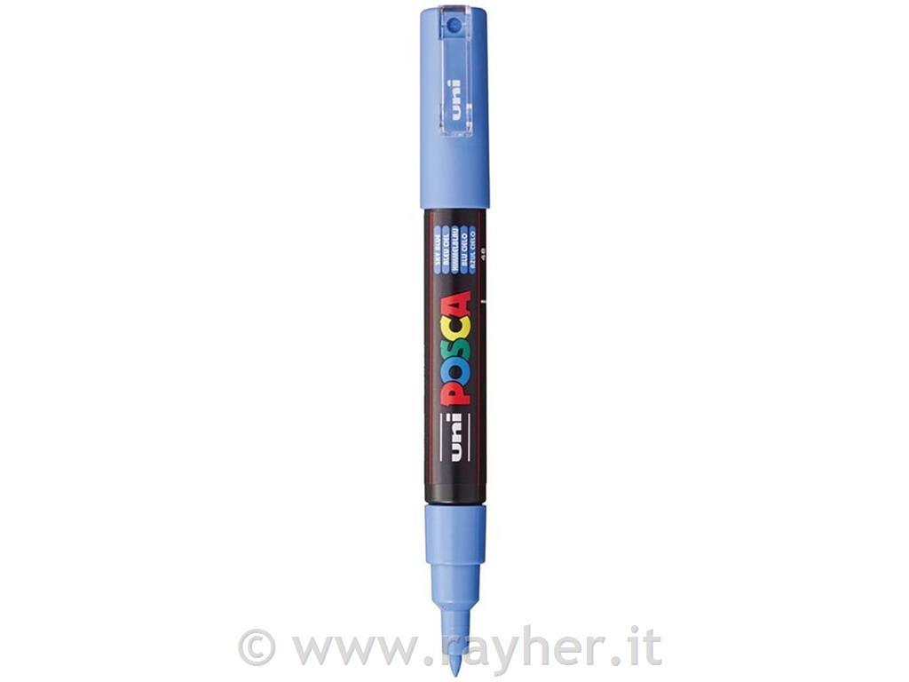 Uni POSCA marker; tip 0,7 mm bullet;sky blue