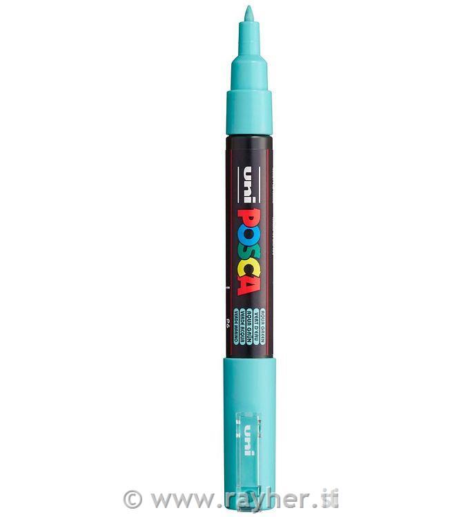 POSCA Uni flomaster; konica 0,7 mm bullet; vodna zelen