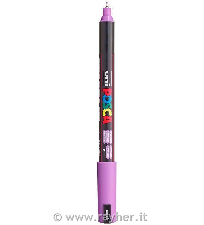 Uni POSCA marker; p.tonda 0,7 mm metal;; lavender
