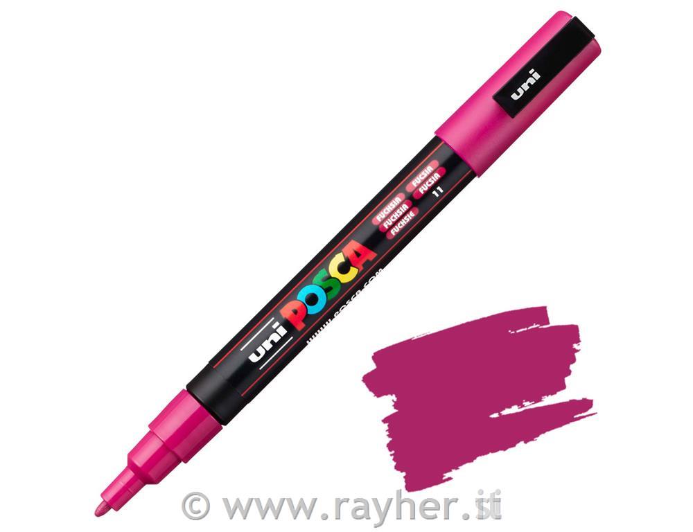 Uni POSCA marker; tip 0,9-1,3 mm;fucsia