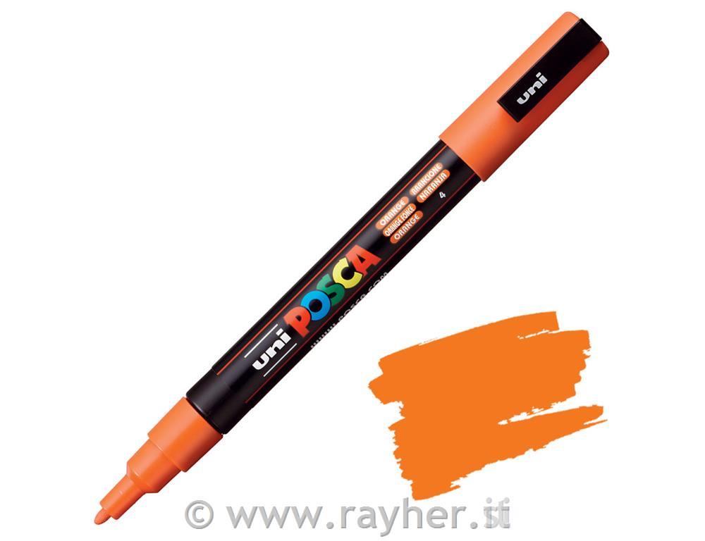 Uni POSCA marker; tip 0,9-1,3 mm;orange
