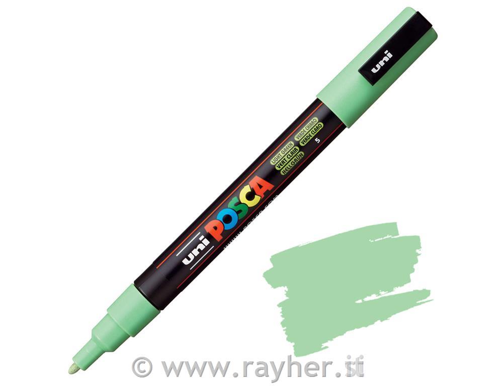 Uni POSCA marker; p.tonda 0,9-1,3 mm; light green