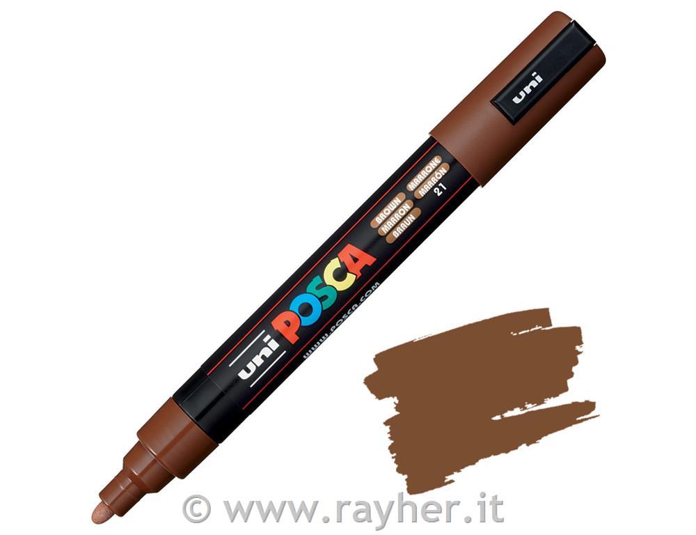 Uni POSCA marker; tip 1,8-2,5 mm;brown
