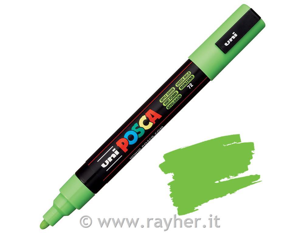 Uni POSCA marker; tip 1,8-2,5 mm;apple green