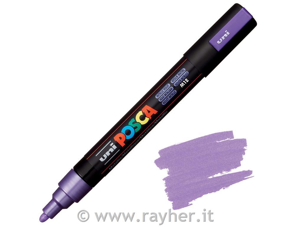 Uni POSCA marker; tip 1,8-2,5 mm;metallic violet