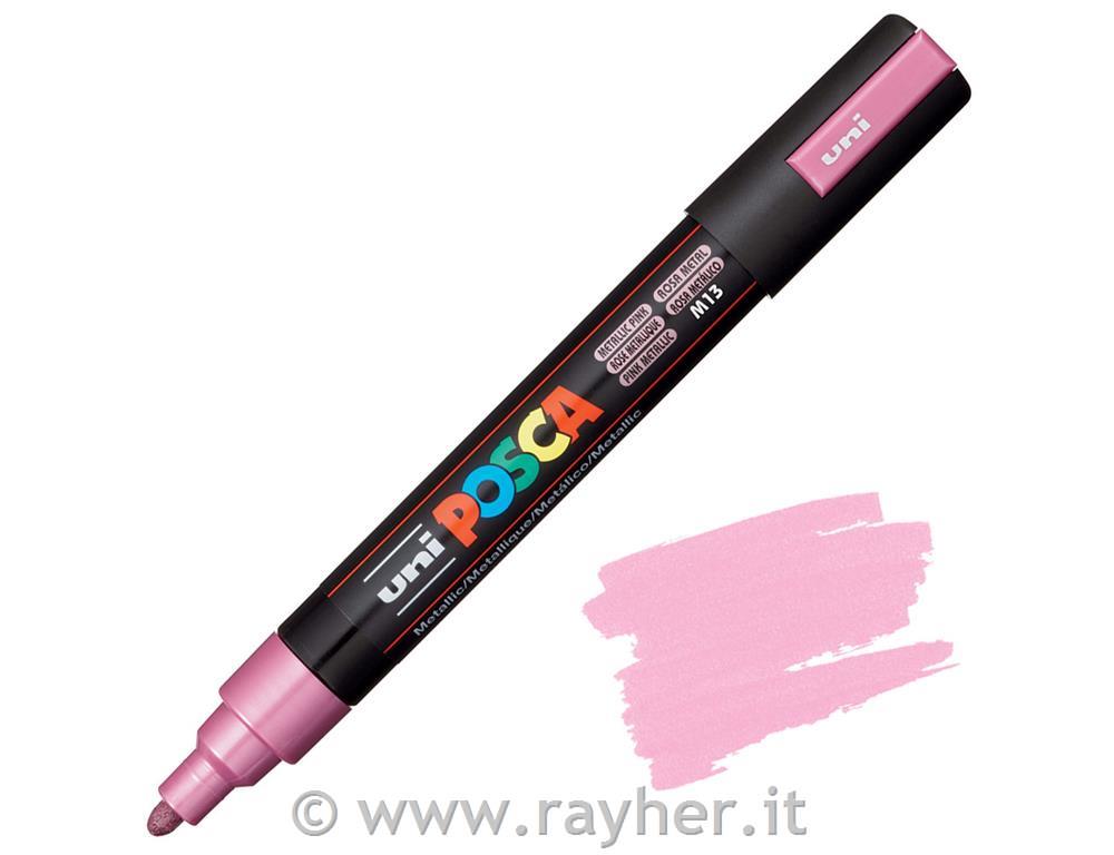 Uni POSCA marker; tip 1,8-2,5 mm;metallic pink
