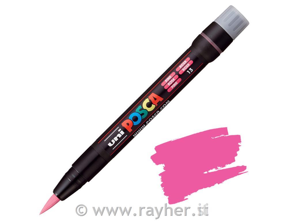 Uni POSCA marker; tip brush;pink