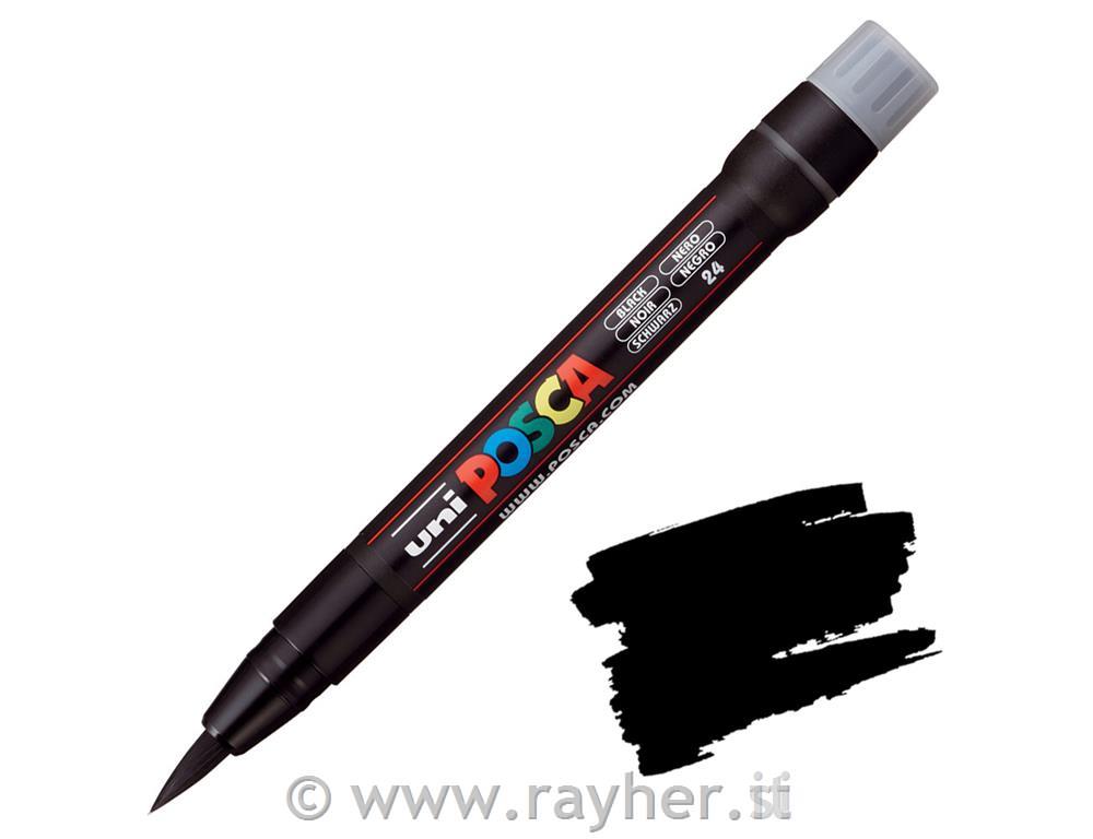 Uni POSCA marker; p.tonda brush;; black