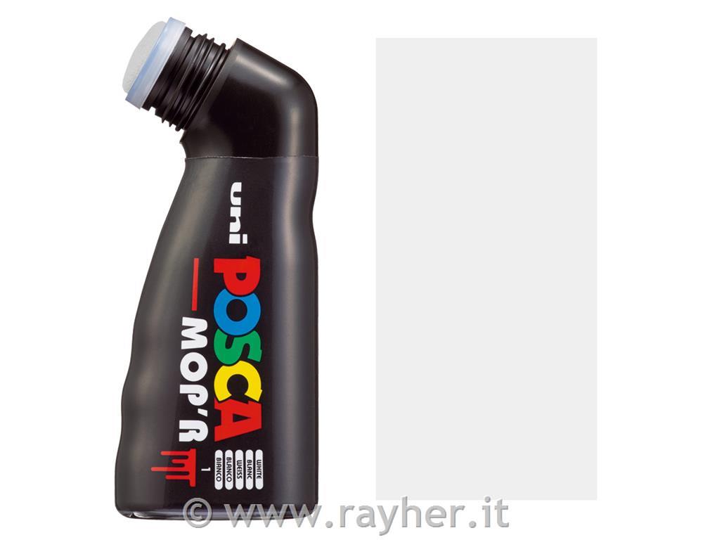 Uni POSCA marker; tip 3-19 mm Mop'R;white