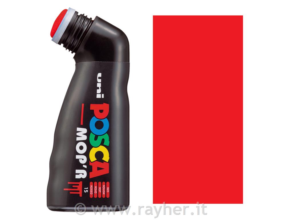Uni POSCA marker; tip 3-19 mm Mop'R;red