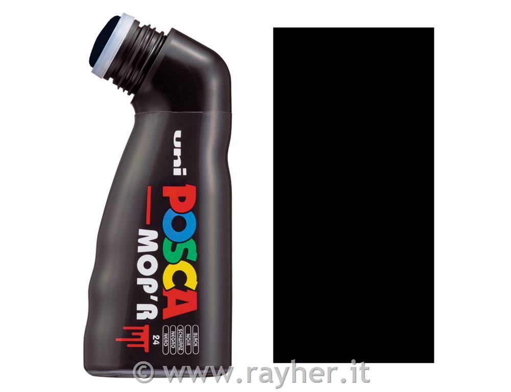 POSCA Uni flomaster; konica 3-19 mm gobica; črn