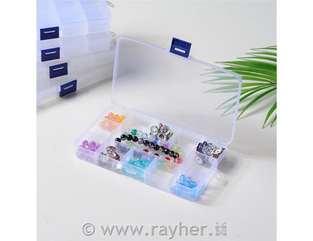 Scatola portaoggetti, 17,5x10,2x2,2 cm