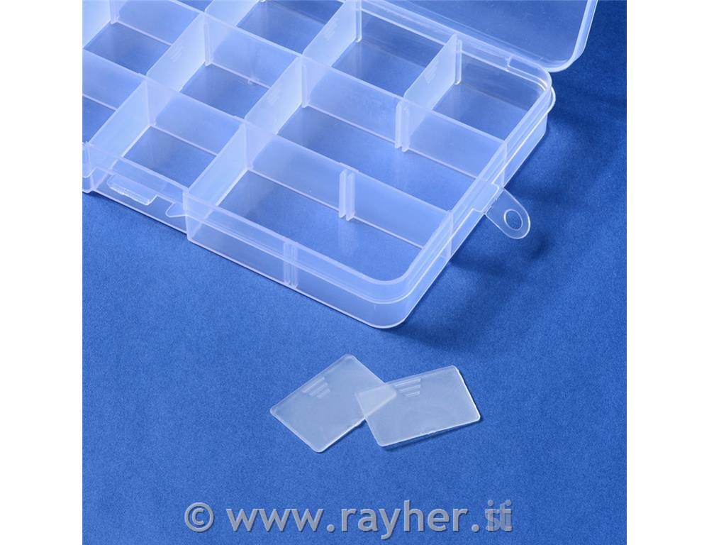 Scatola portaoggetti, 17,5x10,2x2,2 cm