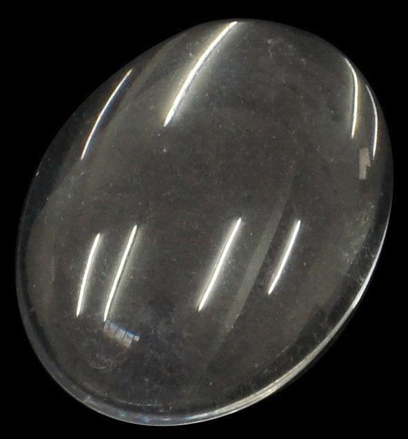 CABOCHON DI VETRO, OVALE, 10X14MM