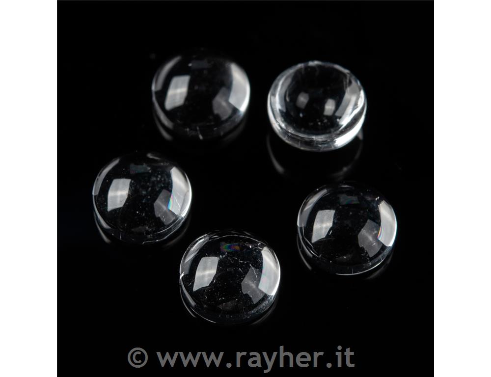 CABOCHON DI VETRO, TONDO, DIAMETRO 6MM