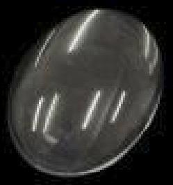 CABOCHON DI VETRO, OVALE, 10X18MM
