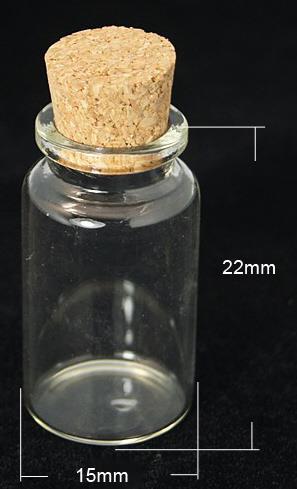 STEKLENIČKA MINI, 22X15MM