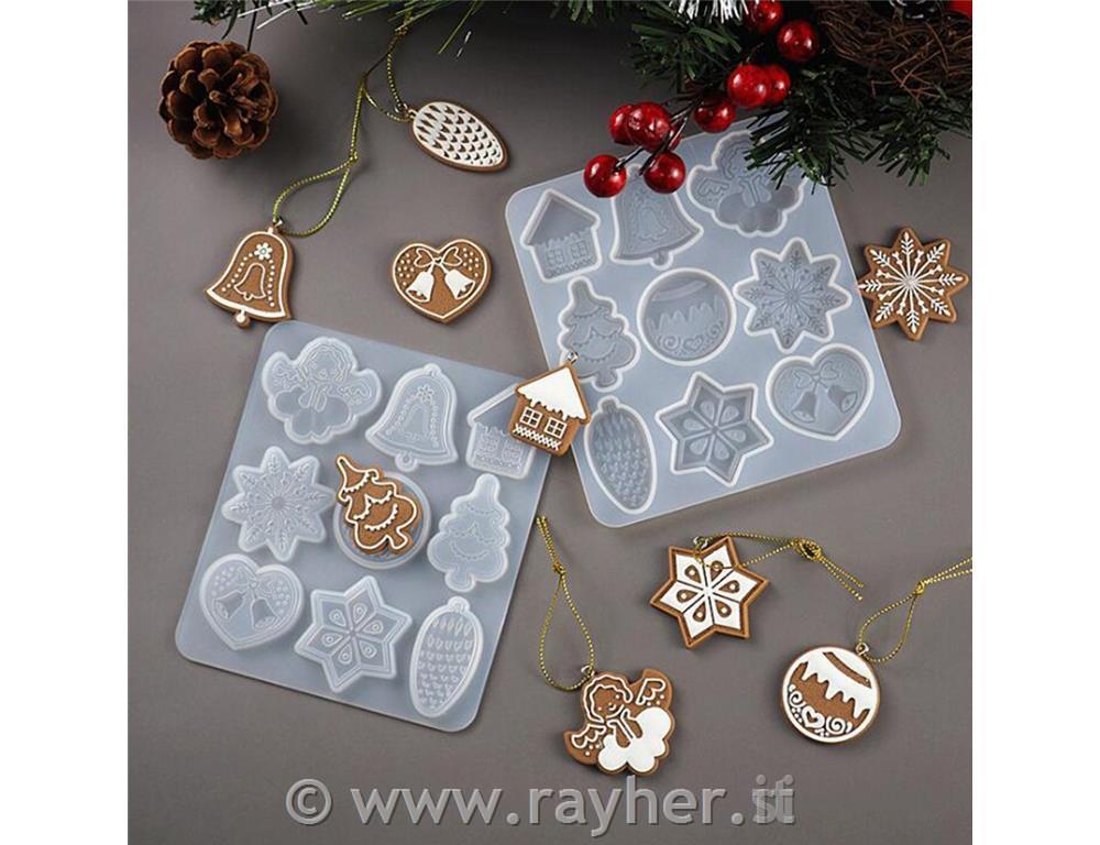 Stampo in silicone, Decorazioni natalizi