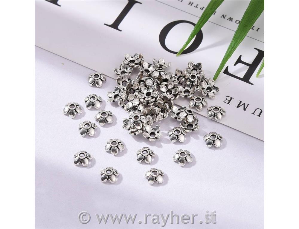 Kapice za perle 6,5mm, set10, Tibetanske