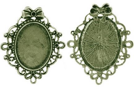 MEDAGLIONE BRONZO ANTICO, 54X38X3MM