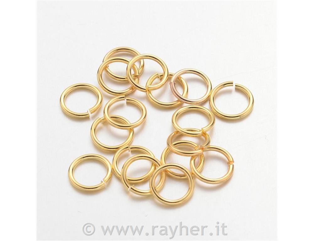 OBROČEK 8MM, ZLAT, SET 10