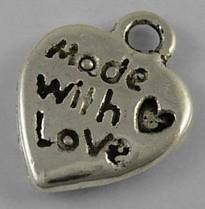 CIONDOLO ''MADE WITH LOVE'' ARGENTO