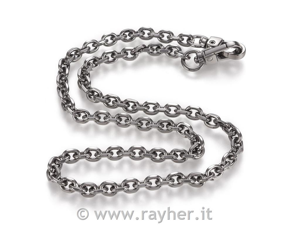 Ročaj za torbico, verižica, platina,60cm