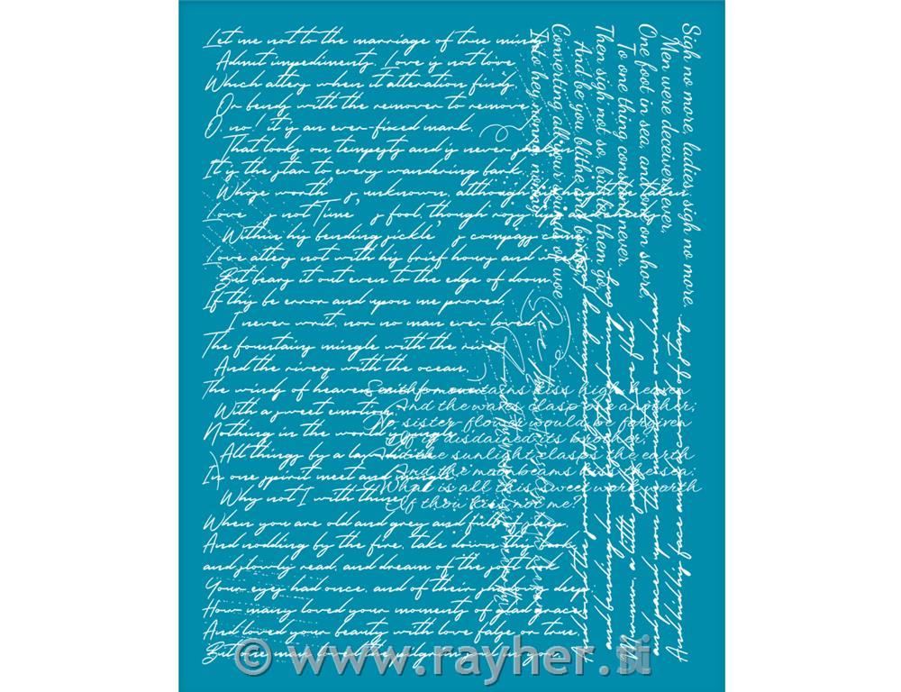 Šablona Silk Screen, Script writting