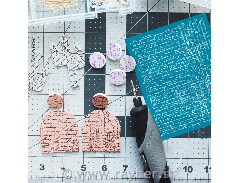 Šablona Silk Screen, Script writting