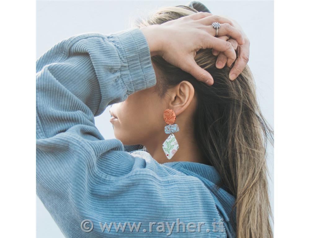 Stencil Silk Screen, Flowers, Leafs and