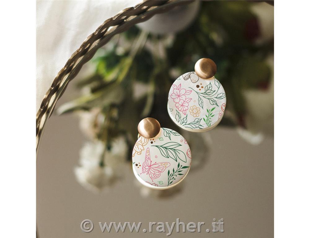 Stencil Silk Screen, Flowers, Leafs and