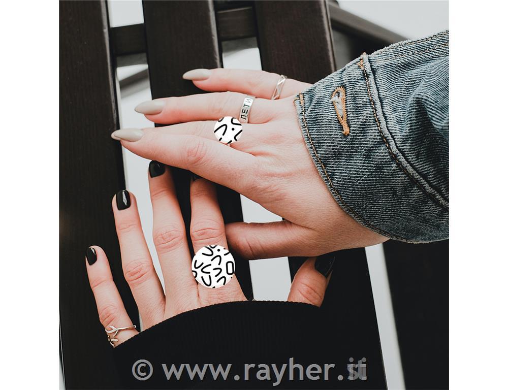 Stencil Silk Screen, Triangles Lines