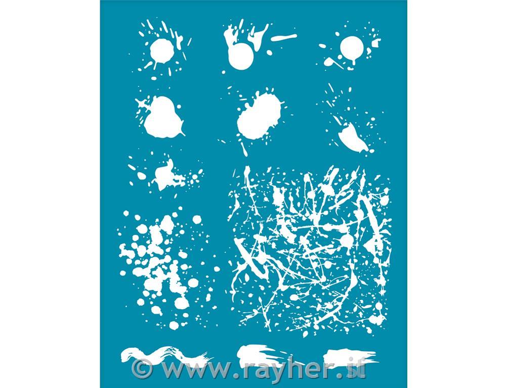 Stencil Silk Screen, Ink Dot Mesh