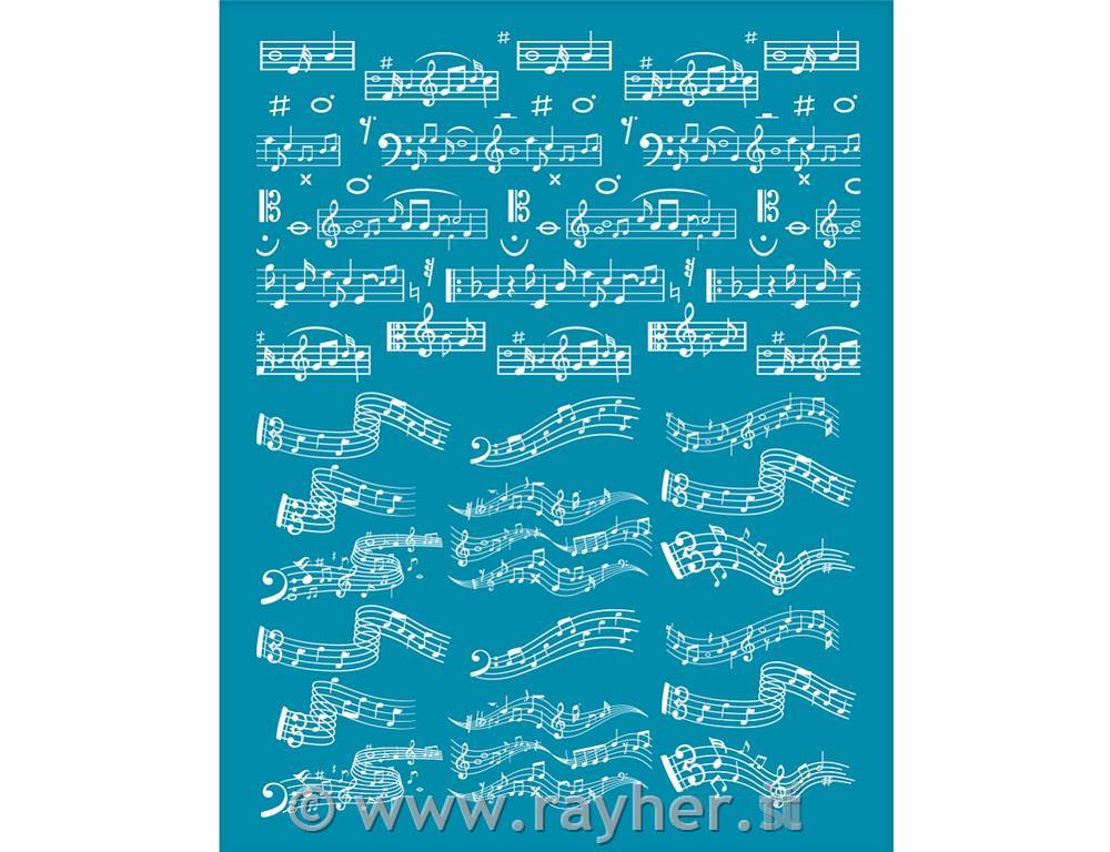 Stencil Silk Screen, Musical Note