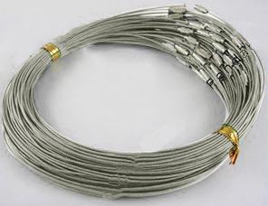 VERIŽICA JEKLENA NA NAVOJ, SREBNA/SIVA