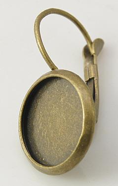 MONACHELLA CON CASTONE, BRONZO, 14MM