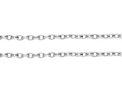 Iron Cross Chains, Oval,Platinum, 3x2x0.