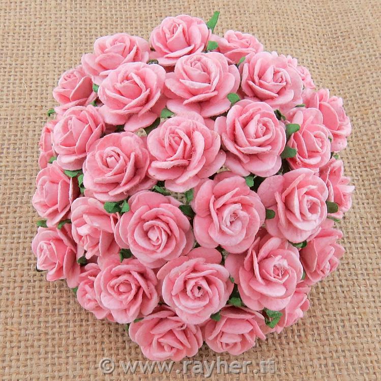 VRTNICE ODPRTE, BABY ROZA, SET 10, 15MM