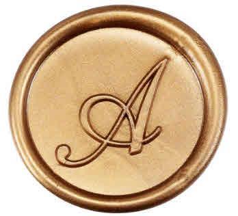 Timbro per ceralacca, lettera A