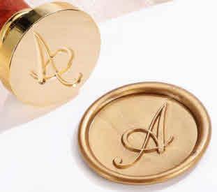 Timbro per ceralacca, lettera A