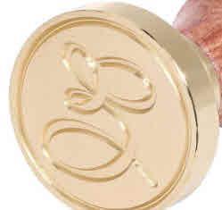 Sigillo per ceralacca, lettera E