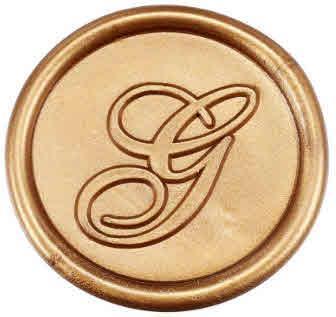 Sigillo per ceralacca, lettera G