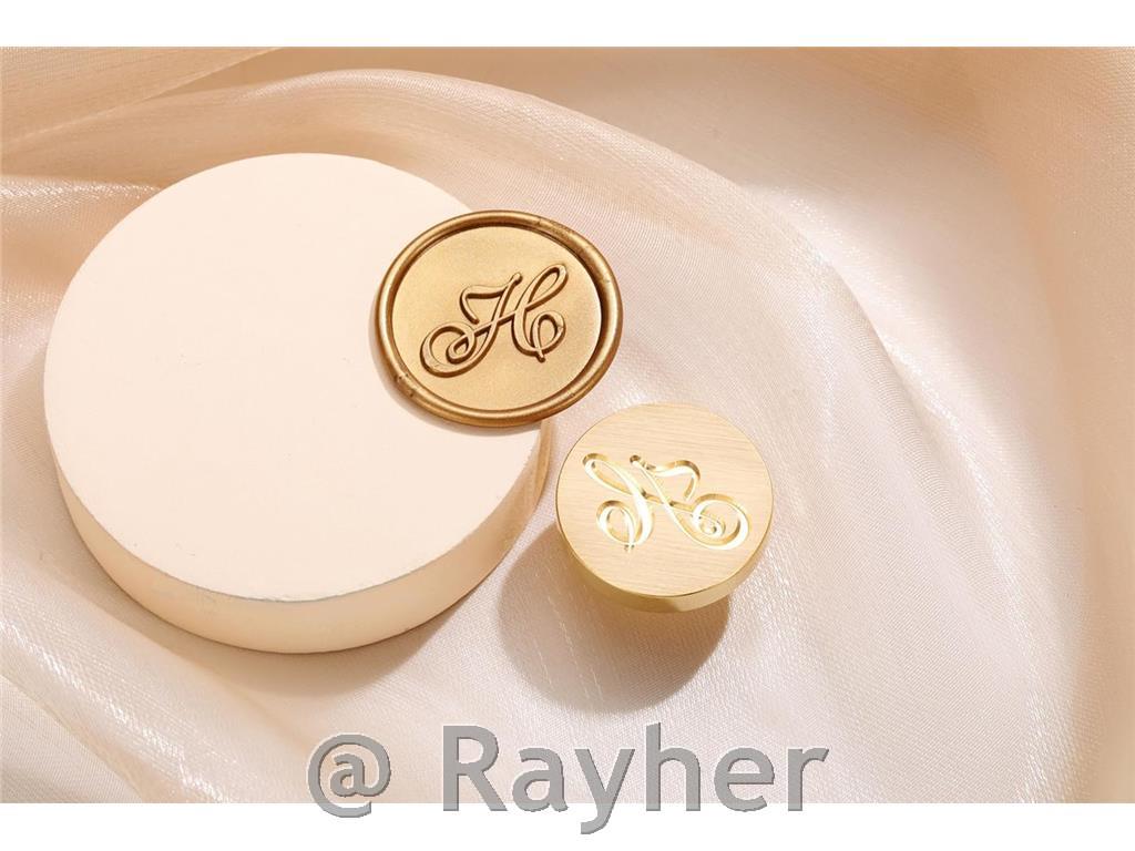 Sigillo per ceralacca, lettera H