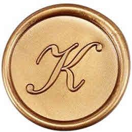 Sigillo per ceralacca, lettera K