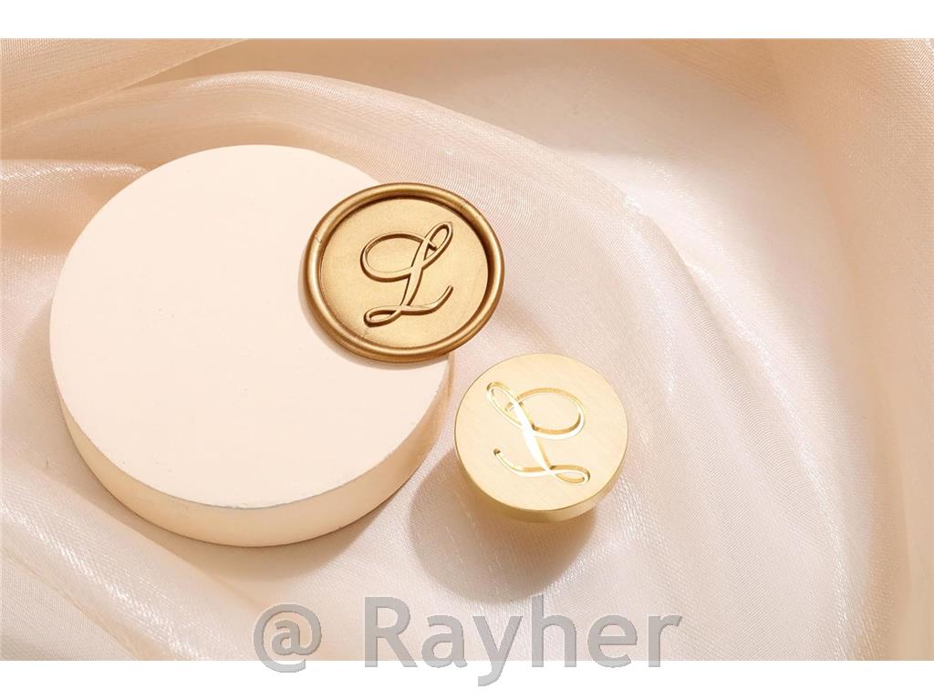 Sigillo per ceralacca, lettera L